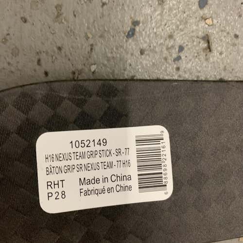 (4-pack) Right Handed Team Nexus Pro Stock Hockey Stick P28