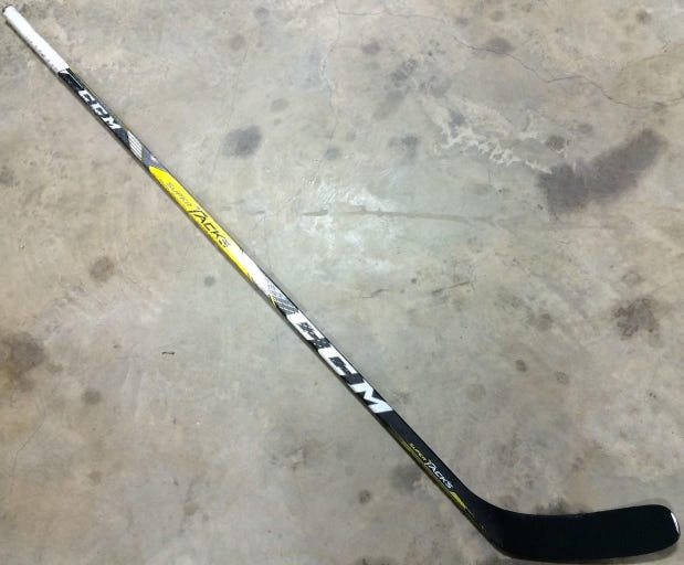 CCM Super Tacks Pro Stock Hockey Stick Grip 90 Flex Left Heel Curve 7149