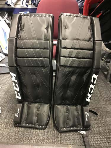 Black New Junior 30" CCM Extreme Flex E4.5 Goalie Leg Pads
