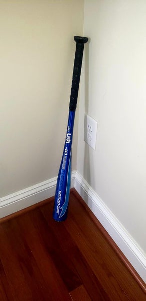 Used USABat Certified DeMarini Alloy Voodoo One Balanced Bat (-10) 18 oz 28"