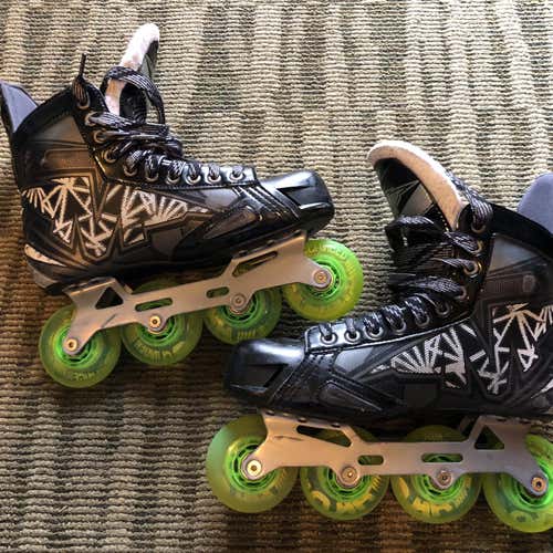 Mission Inhaler NLS4 Senior Size 9E Inline Roller Hockey Skates