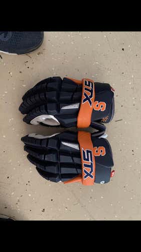 Blue New Player STX Surgeon 13" Lacrosse Gloves