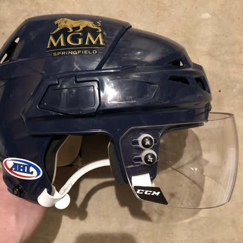 Blue Used Medium CCM Pro Stock Helmet