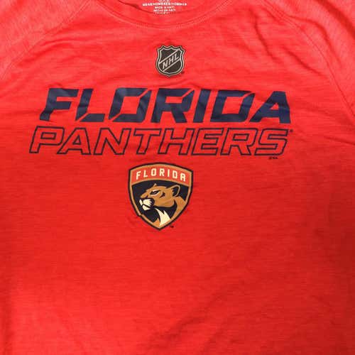 Florida Panthers Red Men's Large  Workout Shirts