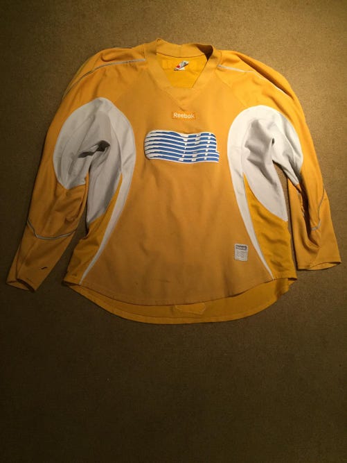 OHL Reebok Practice Jersey Yellow size 56