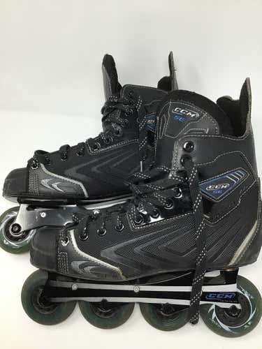 CCM SE 88 Exo-Skel Inline Hockey Skates - Black/Grey - Senior's Size 9 - Used