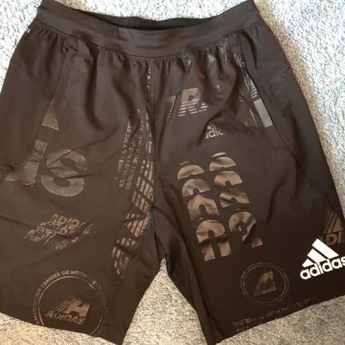 Beauty League IssuedBlack Men's Medium Adidas Climalite Shorts