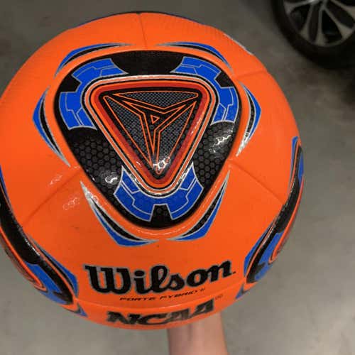Orange Used  Soccer Ball
