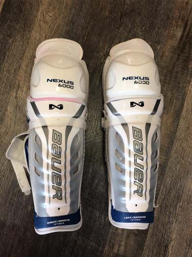 Used Bauer Nexus 6000 Shin Pads