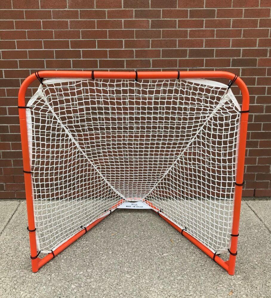 New Gait 4' x 4' box indoor lacrosse replacement 5mm mesh net goal feet Debeer 