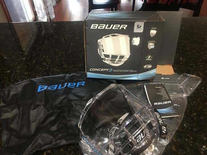 New Senior Large Bauer Concept 3 Full Shield Shield