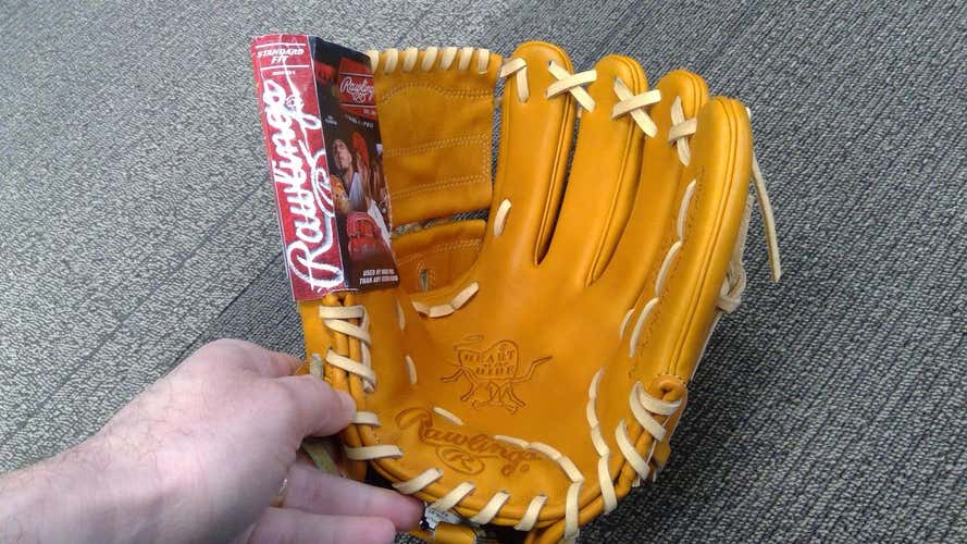New Rawlings Right Handed Heart of the Hide Baseball Glove 12"