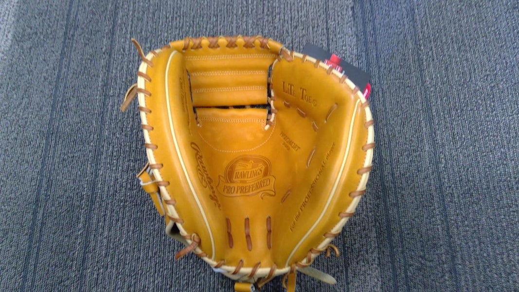 New Rawlings Right Handed Catcher's Pro Preferred Baseball Glove 34"