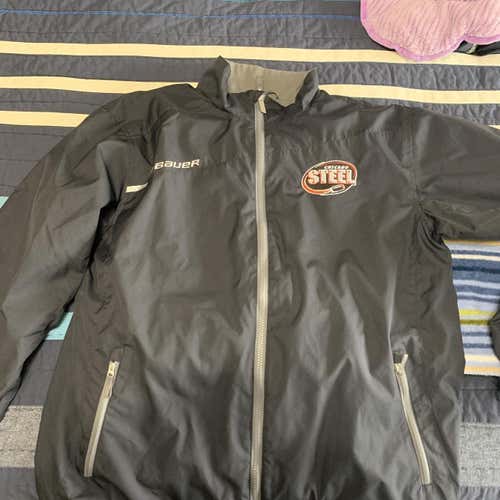 Black Chicago Steel Bauer Flex Team Jacket Large