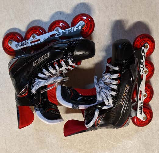 New Senior Bauer Inline Skates D&R (Regular) Size 8