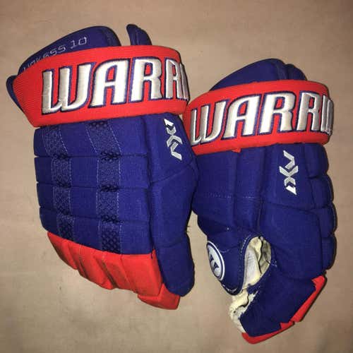 Oilers (Yakupov) Senior Warrior AX1 pro Gloves 14" Pro Stock