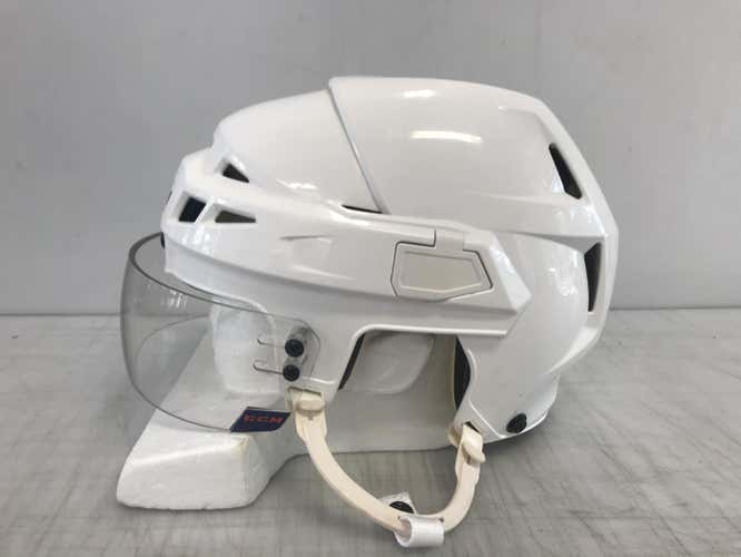 CCM Vector V08 Pro Stock Hockey Helmet Small White Bauer Visor 2161