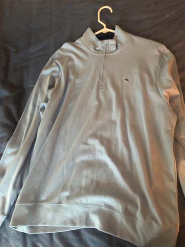 Blue Men's Large Vineyard Vines 1/4 Zip Pullover