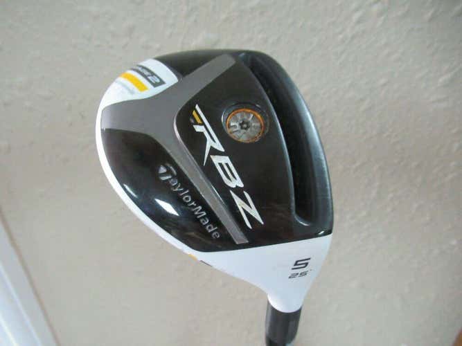 TAYLORMADE RBZ STAGE 2 HYBRID # 5 25* FACTORY ROCKETFUEL GRAPHITE SENIOR FLEX HC