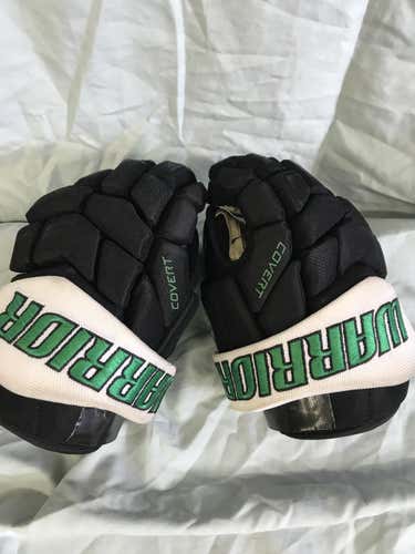 Black/Green Used Junior Warrior Covert DT3 Gloves 10"