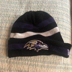 Baltimore Ravens Black Men's New Era Winter Hat