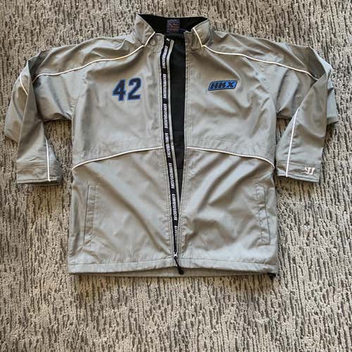 Warrior Storm LAX Warmup Jacket - Adult Small - Mid Weight Warmup Jacket.