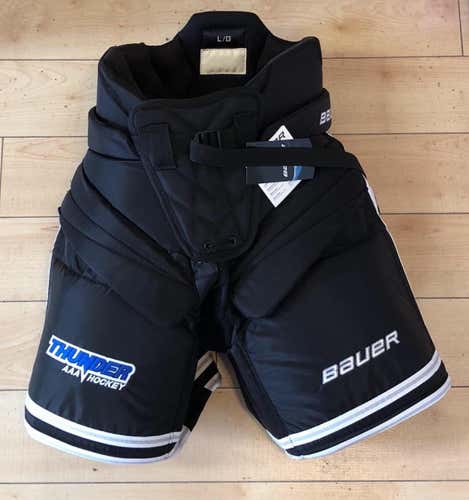 New Bauer Pro Stock Goalie Pants - Intermediate Large (NP020B)