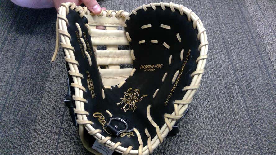 New Rawlings Right Handed First Base Heart of the Hide Baseball Glove 12.5"