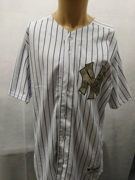 NWT New York Yankees Memorial Day Jersey Camo 48 Majestic MLB