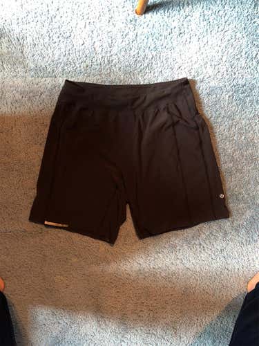 Harvard Hockey X O2X Lulu Lemon Black Men's Medium Workout Shorts