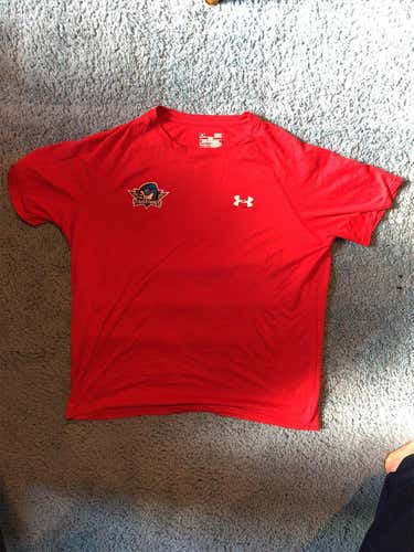 Springfield Thunderbirds Under Armour Red Men's Large Workout Shirt
