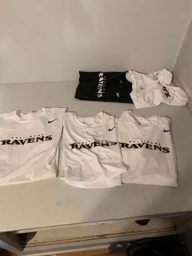 3 Adult XXL Ravens Shirts