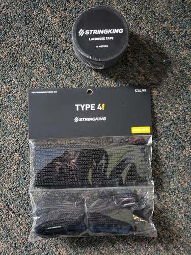 Black New StringKing Type 4F Mesh Kit w/ Tape