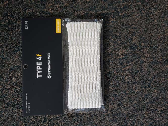White New StringKing Type 4F Mesh piece