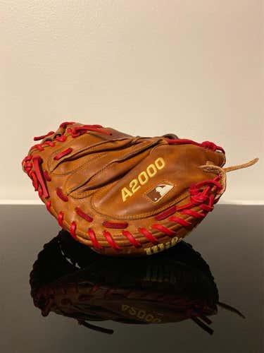 Brown Used Catcher's A2000 32.5" Baseball Glove