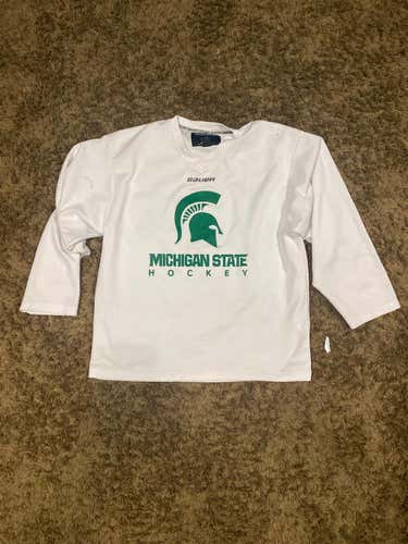 White Men's Large Bauer Pro Stock Jersey