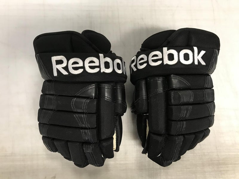 Reebok 852 4 Roll Pro Stock Hockey Gloves 13.5" Black Avalanche 4094