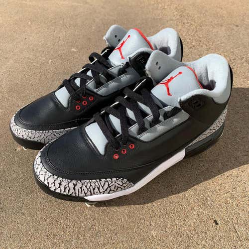 Air Jordan 3 Retro D Cleats sz 10