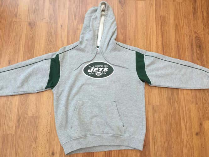 New York Jets NFL Football SUPER AWESOME Team Apparel Sz Medium Pullover Hoodie!