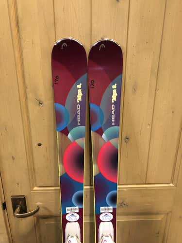 Used 2014 HEAD MYA Skis With Bindings Max Din 11