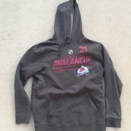 Philipp Grubauer Team Issued Colorado Avalanche Hoodie Shirt