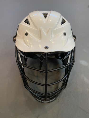 White Youth LAX Cascade CPV-R Helmet - size Y M/L