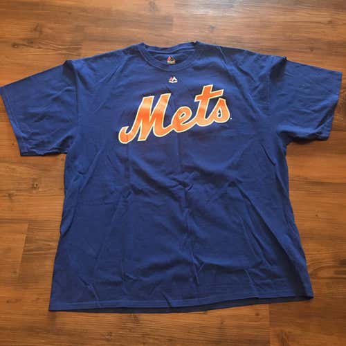 New York Mets Noah Syndergaard Thor Blue Men's XXL Player Shirt 2XL