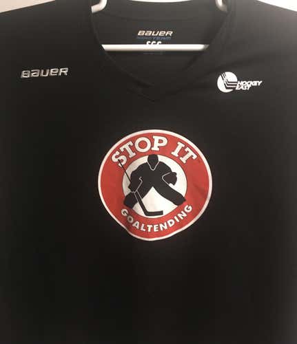 Black New Adult Goalie Cut Bauer Jersey