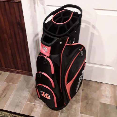 Brand NEW Wilson NFL Licensed Cincinnati Bengals Cart Bag