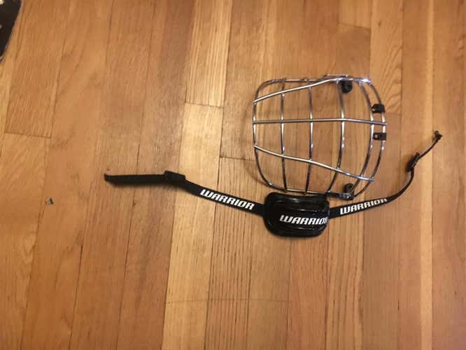 New Warrior FAT BOY BOX Lacrosse Helmet Face Mask - Silver