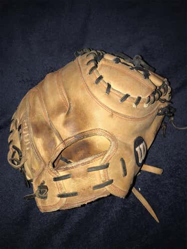 Brown Used Catcher's A2000 33" Baseball Glove