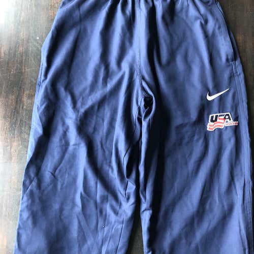 *NEW* [Pro Stock] USA Hockey Nike Navy Medium Pants