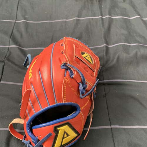Red And blue Custom Akadema Pitching Glove