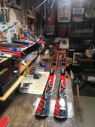 Unisex Used 2014 Blizzard  All Mountain Skis With Bindings Max Din 12